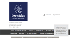 Desktop Screenshot of leonidas-online.com